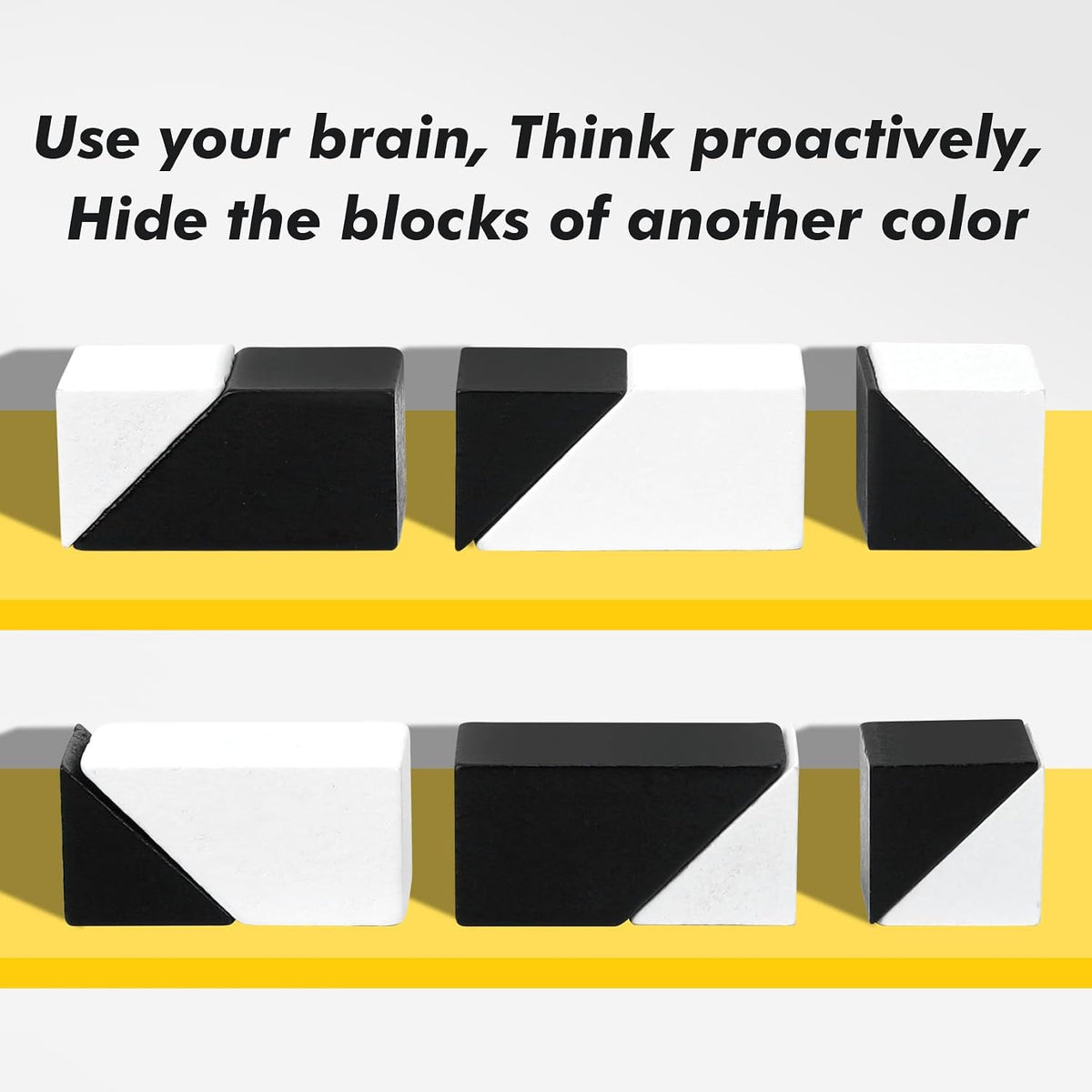 QZMTOY Brain Puzzle Spiel IQ Puzzle Game Holz Brain Teasers Puzzles