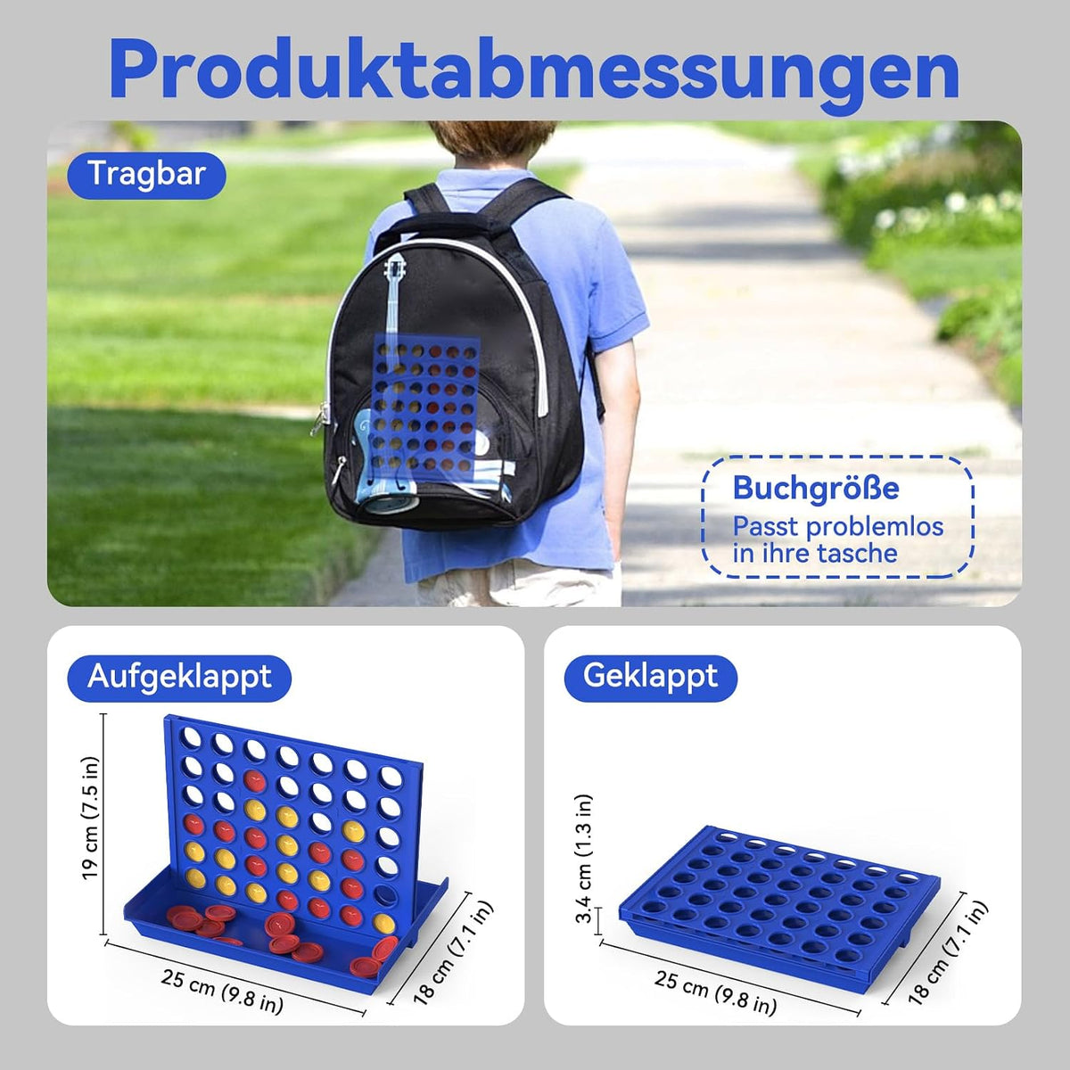 Pup Go Standard-Größe 4 in Einer Reihe Brettspiele für Kinder ab 3+ Jahren