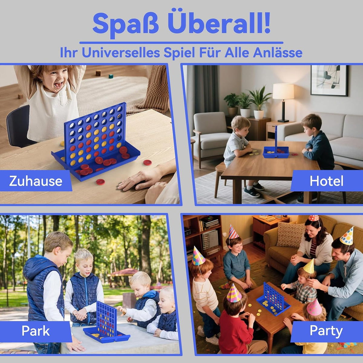 Pup Go Standard-Größe 4 in Einer Reihe Brettspiele für Kinder ab 3+ Jahren
